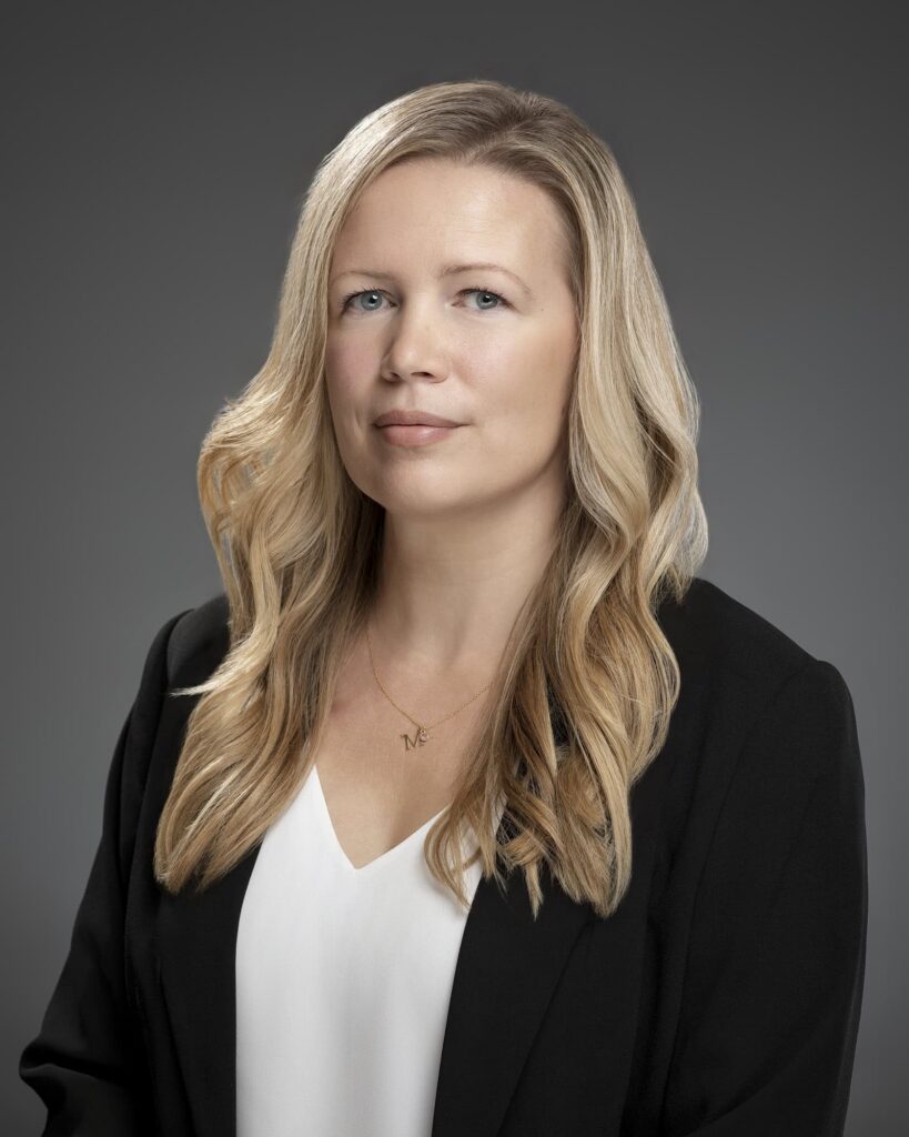 Nonprofit leader studio portrait by Edmonton headshots photographer